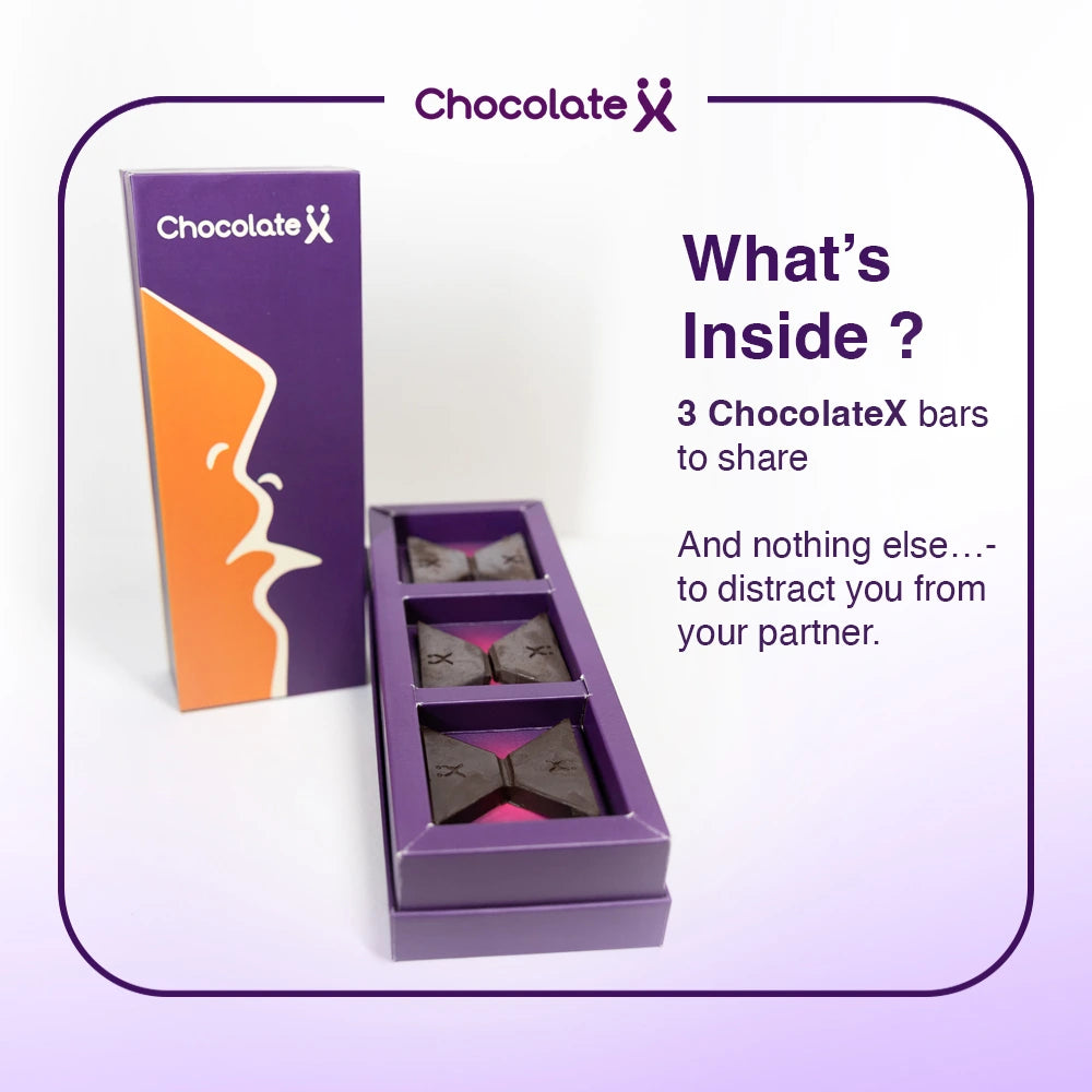 NEW LIMITED EDITION Special Chocolate for Couples: ChocolateX