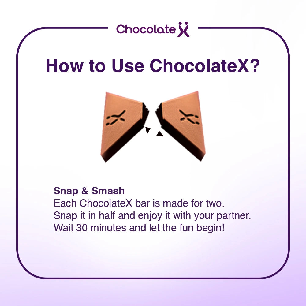 NEW LIMITED EDITION Special Chocolate for Couples: ChocolateX